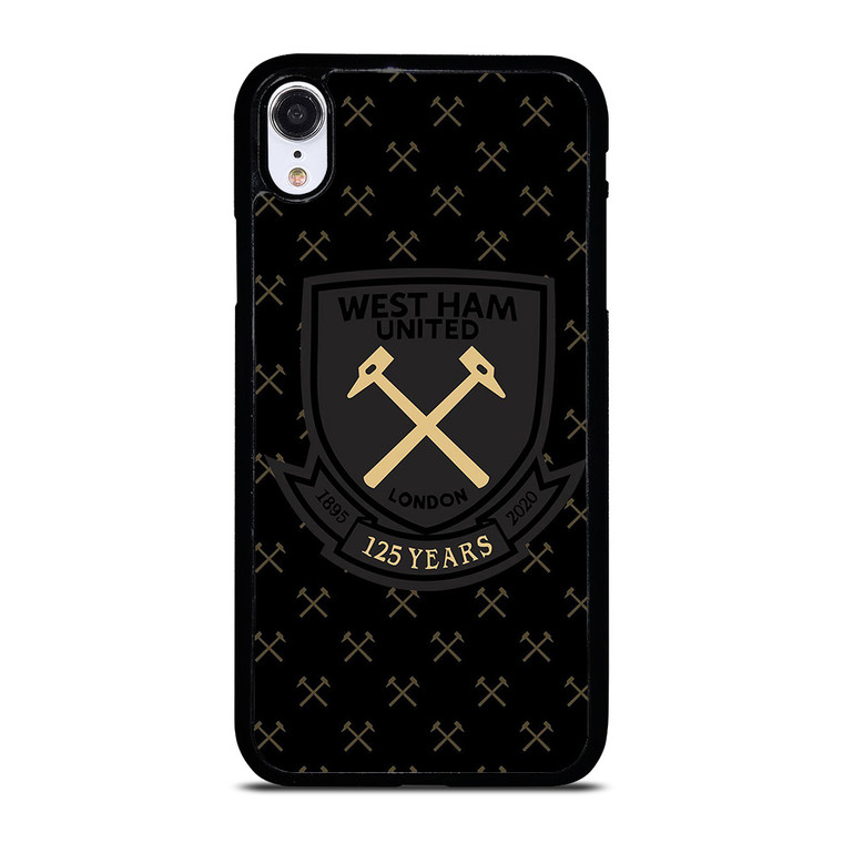 WEST HAM UNITED BLACK LOGO iPhone XR Case