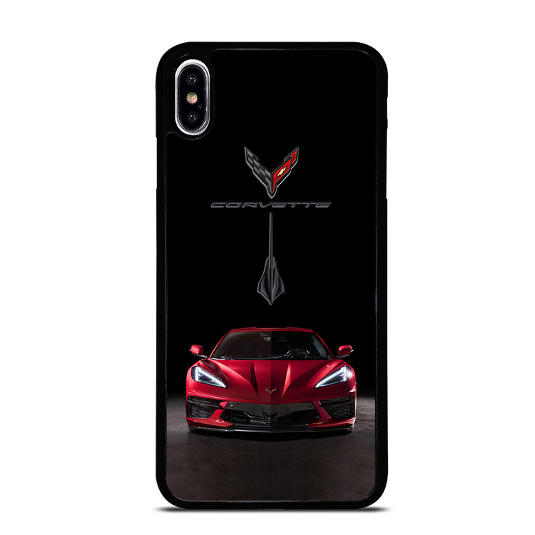 CORVETTE STINGRAY C8 RED CAR iPhone XS Max Case