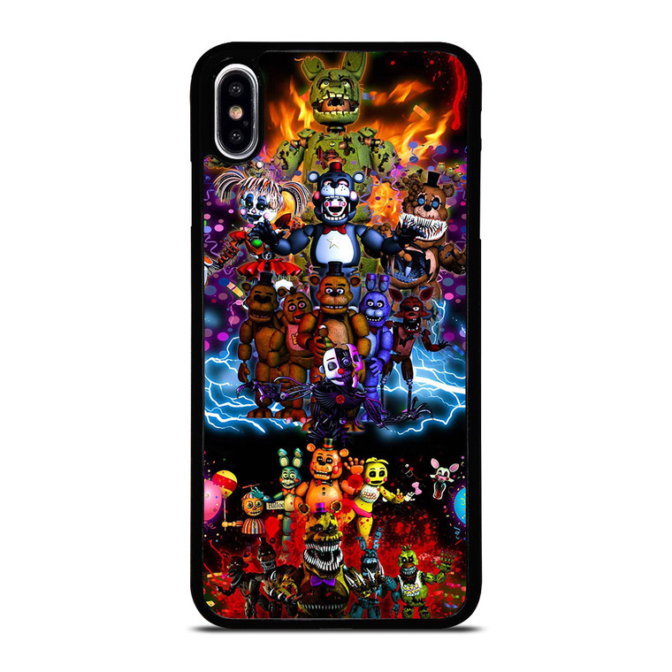FIVE NIGHTS AT FREDDY'S ALL CHARACTERS iPhone XS Max Case