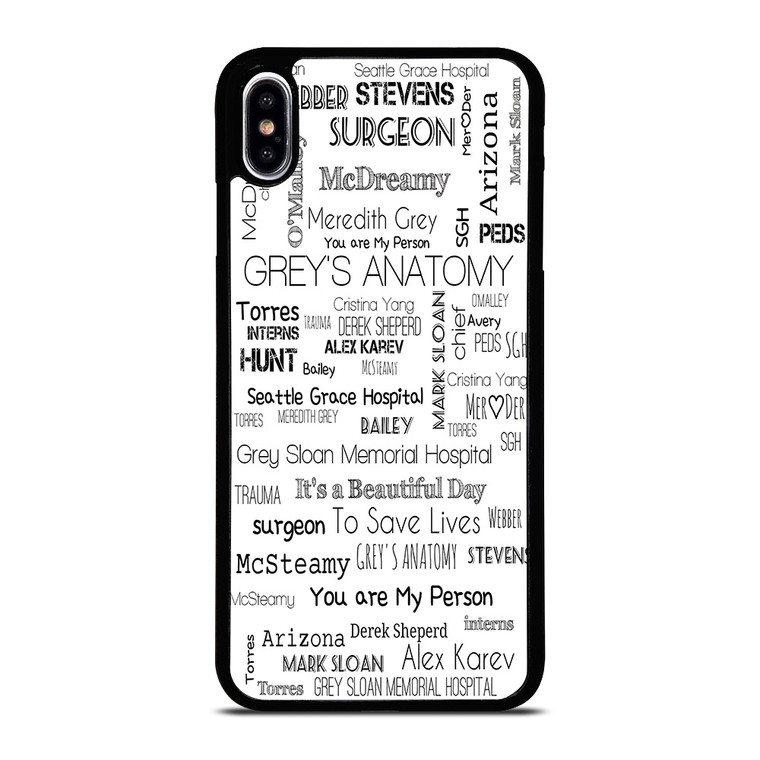 GREY'S ANATOMY STORY iPhone XS Max Case