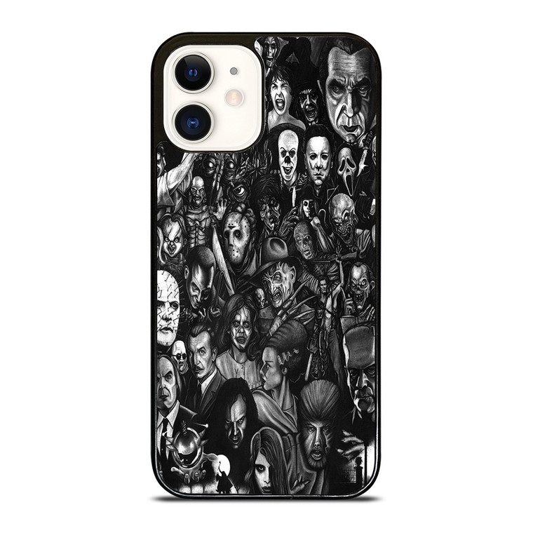 HALLOWEEN HORROR SCARY MOVIE iPhone 12 Case