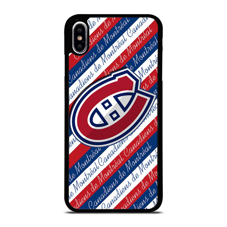 MONTREAL CANADIENS HOCKEY LOGO EMBLEM iPhone XS Max Case