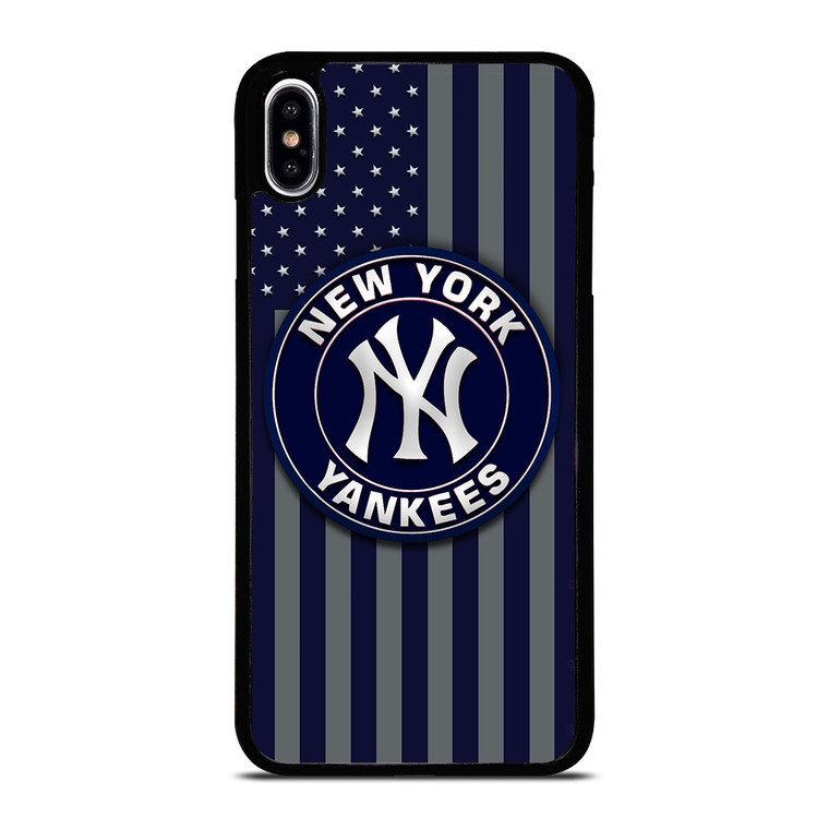 NEW YORK YANKEES BASEBALL USA FLAG iPhone XS Max Case