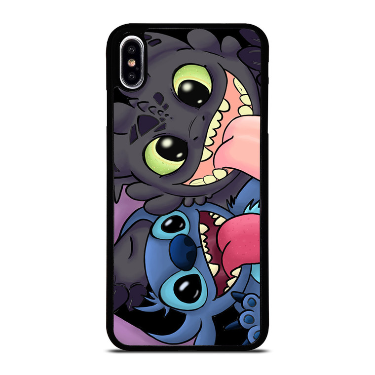 STITCH AND TOOTHLESS CARTOON iPhone XS Max Case