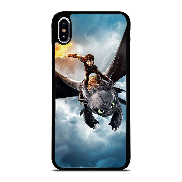 TOOTHLESS AND HICCUP TRAIN YOUR DRAGON iPhone XS Max Case