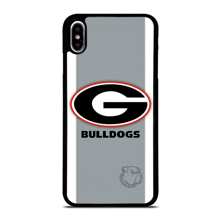 UNIVERSITY GEORGIA BULLDOGS FOOTBALL LOGO iPhone XS Max Case