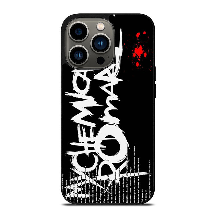 MY CHEMICAL ROMANCE LYRIC iPhone 13 Pro Case MY CHEMICAL ROMANCE LYRIC iPhone 13 Pro Case