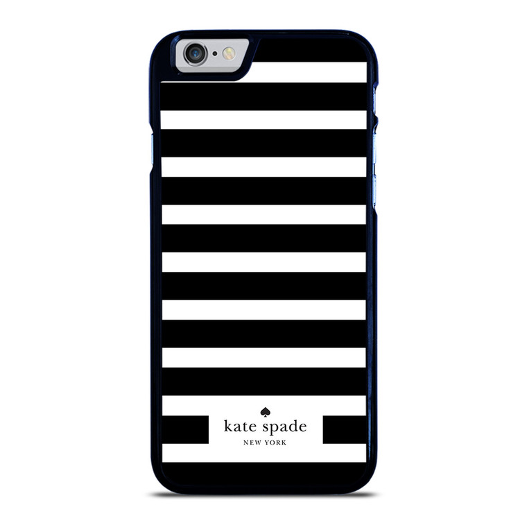 KATE SPADE NEW YORK BLACK WHITE STRIPES iPhone 6 / 6S Case