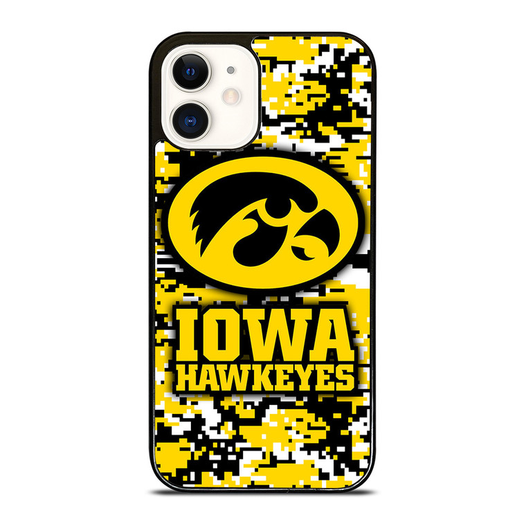 IOWA HAWKEYES CAMO iPhone 12 Case
