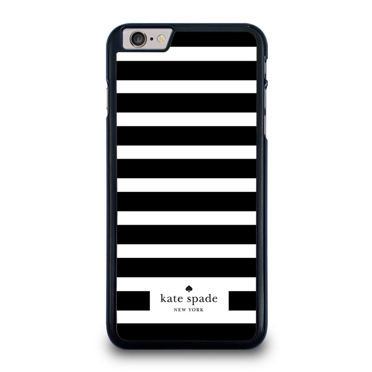 KATE SPADE NEW YORK BLACK WHITE STRIPES iPhone 6 / 6S Plus Case
