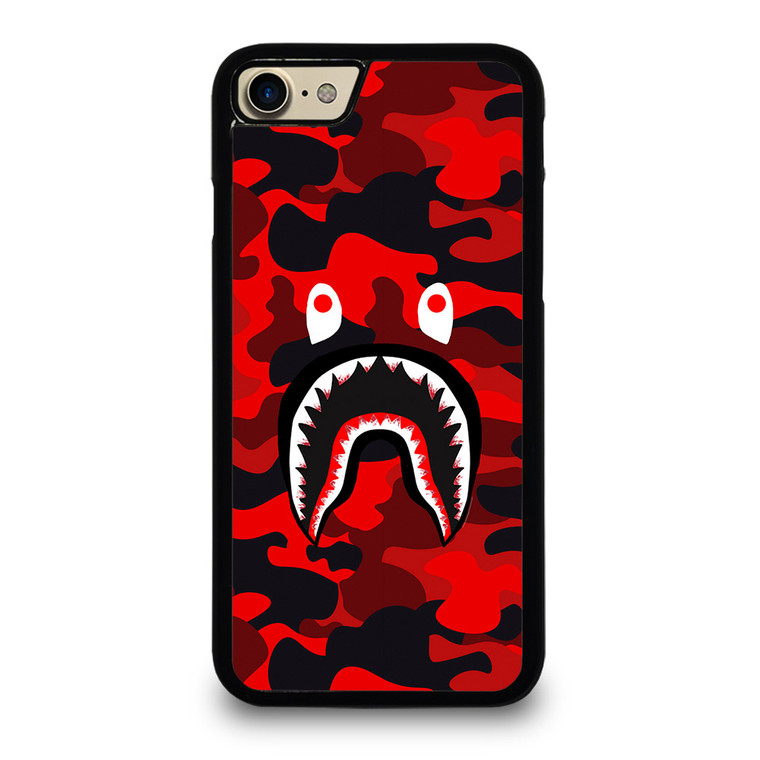 CAMO BAPE RED iPhone 7 Case