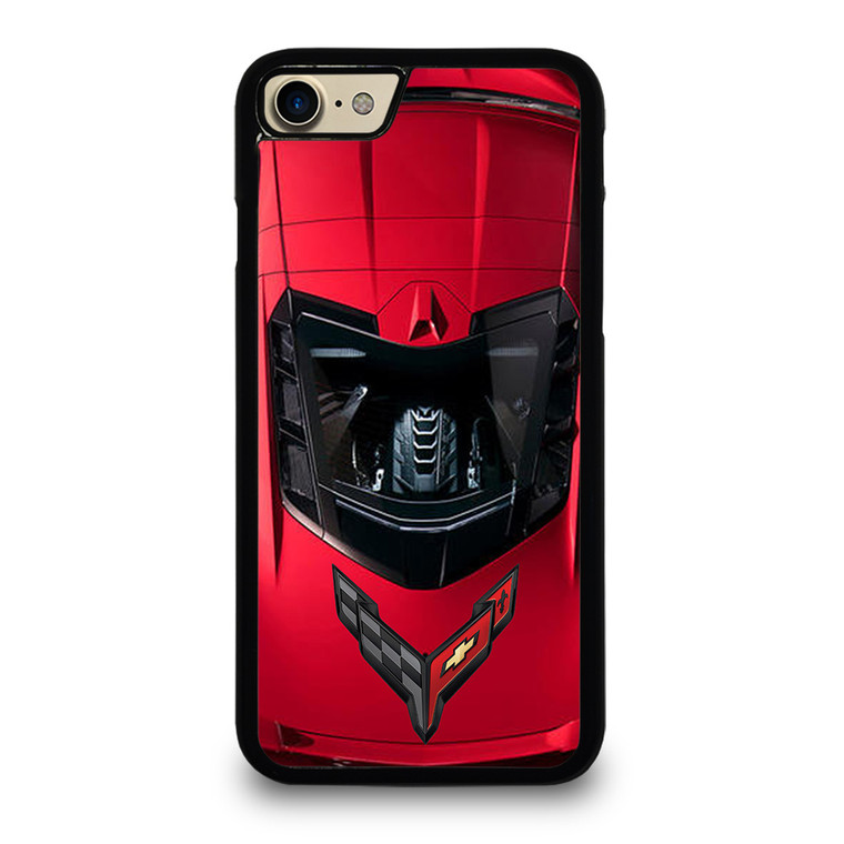 CORVETTE CHEVY RED CAR iPhone 7 Case