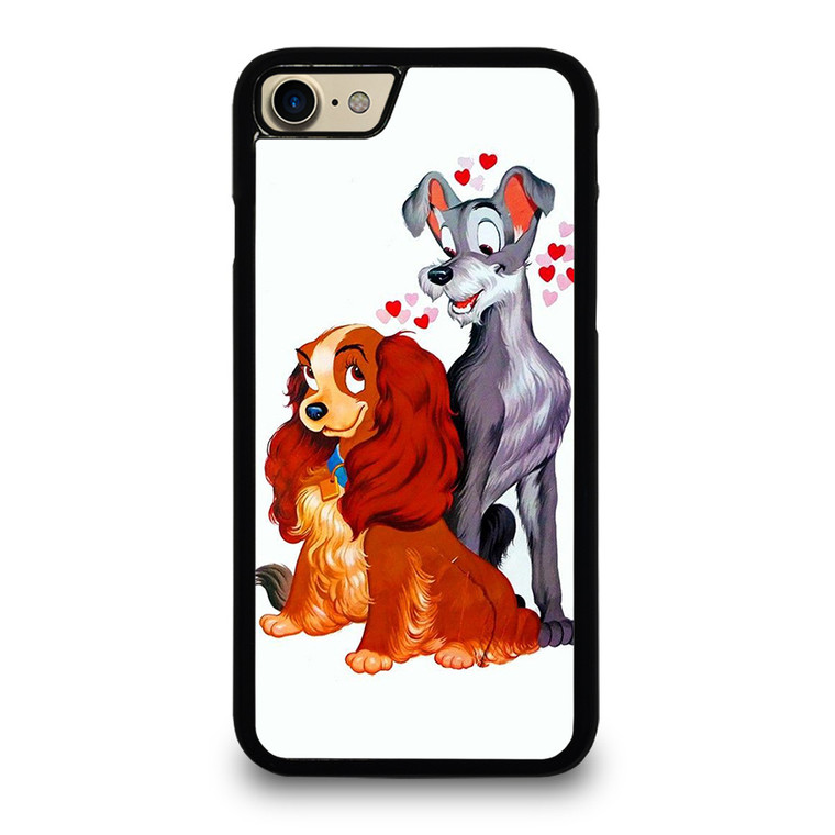 LADY AND THE TRAMP DISNEY CARTOON PAINTING iPhone 7 Case