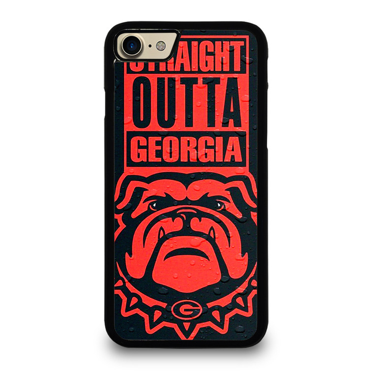 STRAIGHT OUTTA GEORGIA BULLDOGS DAWGS iPhone 7 Case