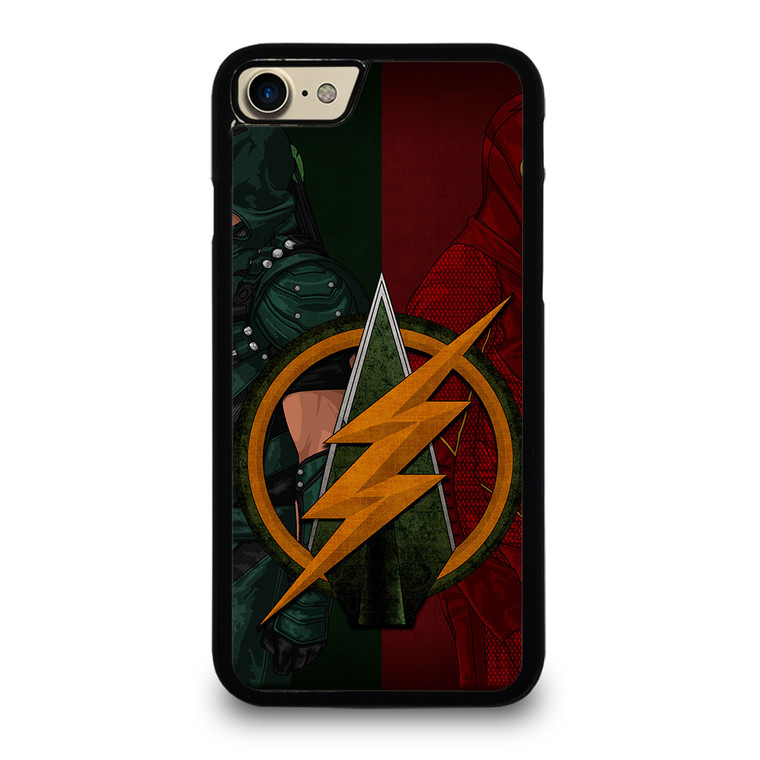 THE FLASH GREEN ARROW LOGO DC iPhone 7 Case