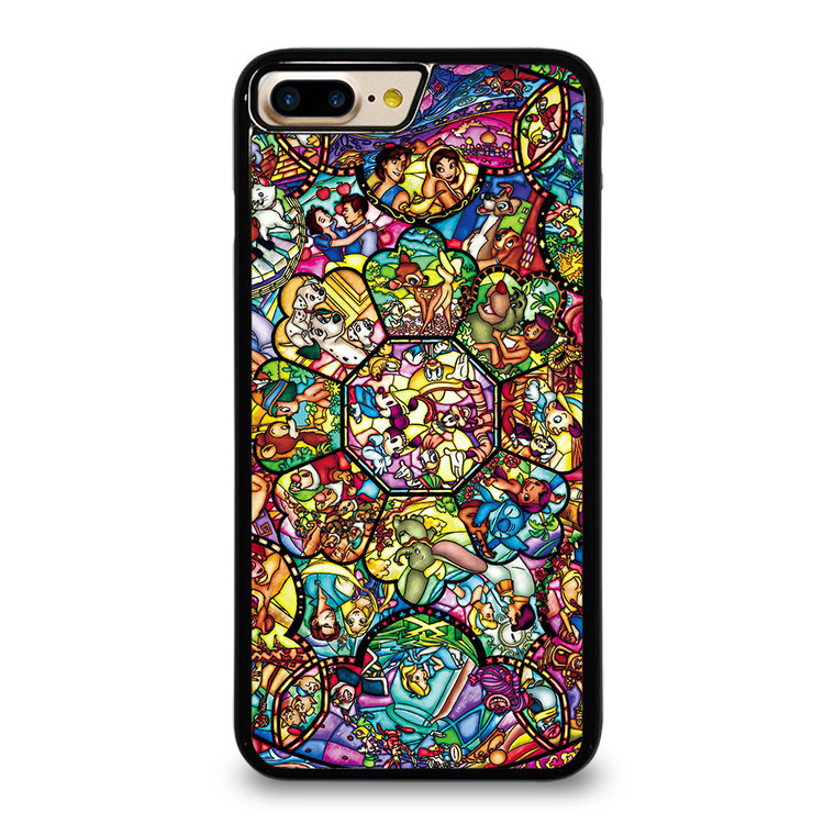 ALL DISNEY CHARACTERS GLASS ART iPhone 7 Plus Case