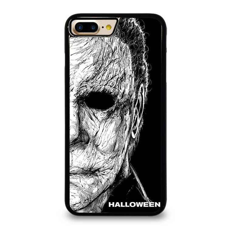 MICHAEL MYERS FACE HALLOWEEN FACE ART iPhone 7 Plus Case