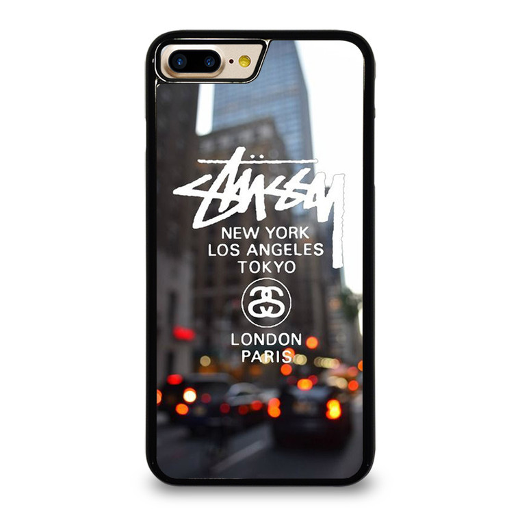 STUSSY NEW YORK LA TOKYO LONDON PARIS iPhone 7 Plus Case STUSSY NEW YORK LA TOKYO LONDON PARIS iPhone 7 Plus Case