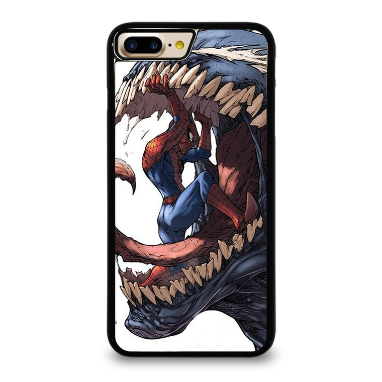 VENOM VS SPIDERMAN MARVEL CARTOON iPhone 7 Plus Case