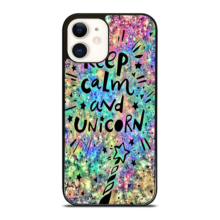 KEEP CALM AND UNICORN iPhone 12 Case