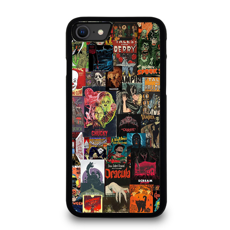 HORROR MOVIE COMPILATION POSTER iPhone SE 2020 Case