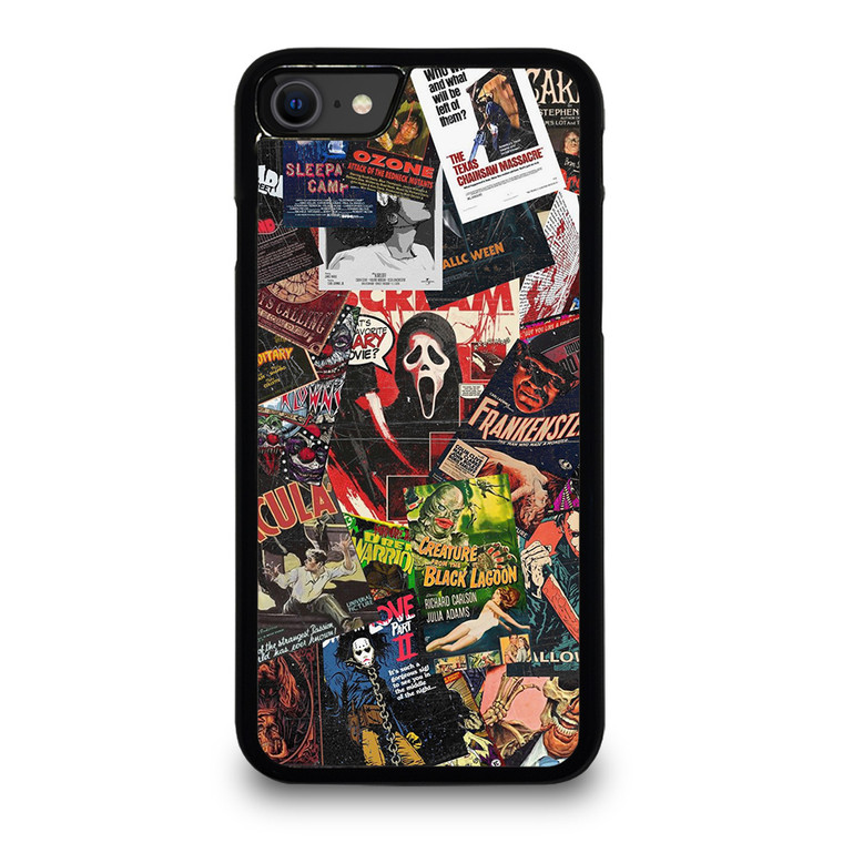 HORROR MOVIE POSTER COLLAGE iPhone SE 2020 Case