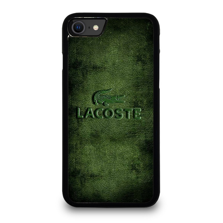 LACOSTE LOGO EMBOSSED LEATHER iPhone SE 2020 Case