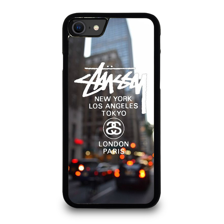 STUSSY NEW YORK LA TOKYO LONDON PARIS iPhone SE 2020 Case