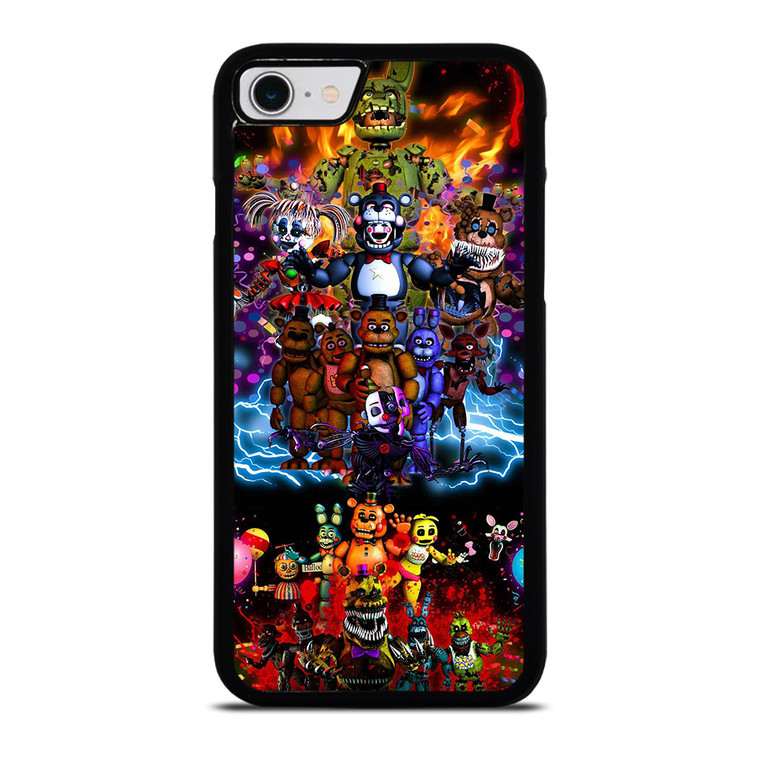 FIVE NIGHTS AT FREDDY'S ALL CHARACTERS iPhone SE 2022 Case