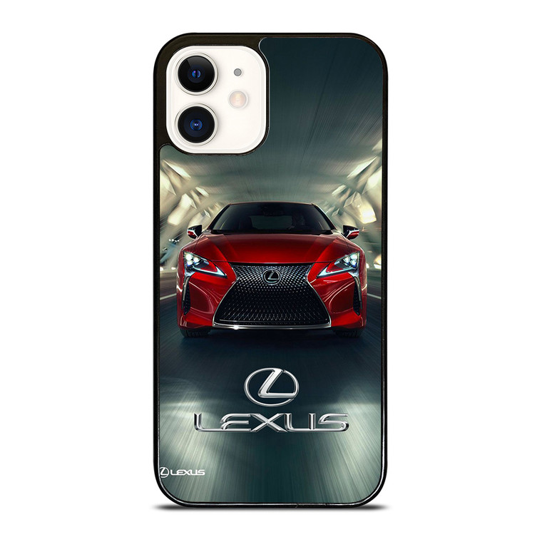 LEXUS RED CAR LOGO iPhone 12 Case