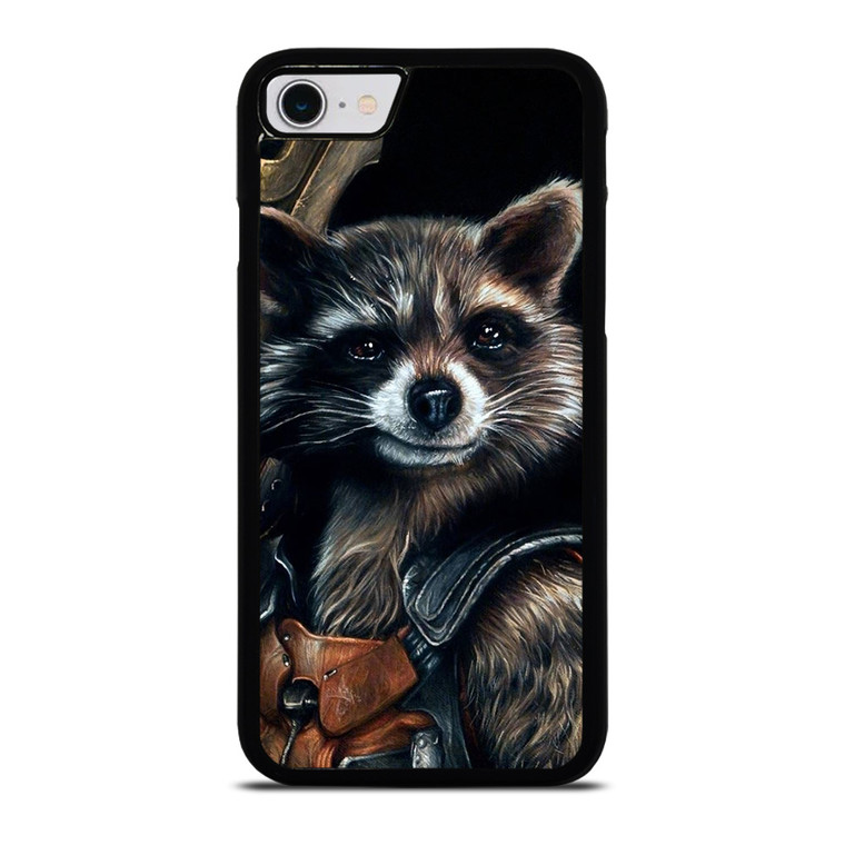 ROCKET RACCOON GUARDIAN OF GALAXY ART iPhone SE 2022 Case