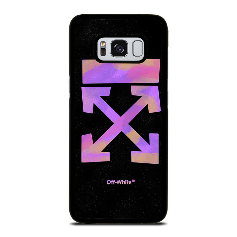 OFF WHITE PURPLE SPRAY Samsung Galaxy S8 Case