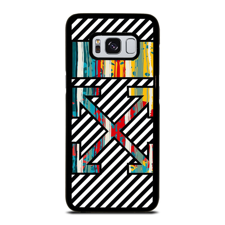 OFF WHITE STRIPES Samsung Galaxy S8 Case