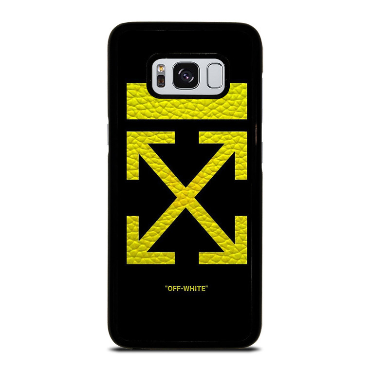 OFFWHITE LOGO YELLOW Samsung Galaxy S8 Case
