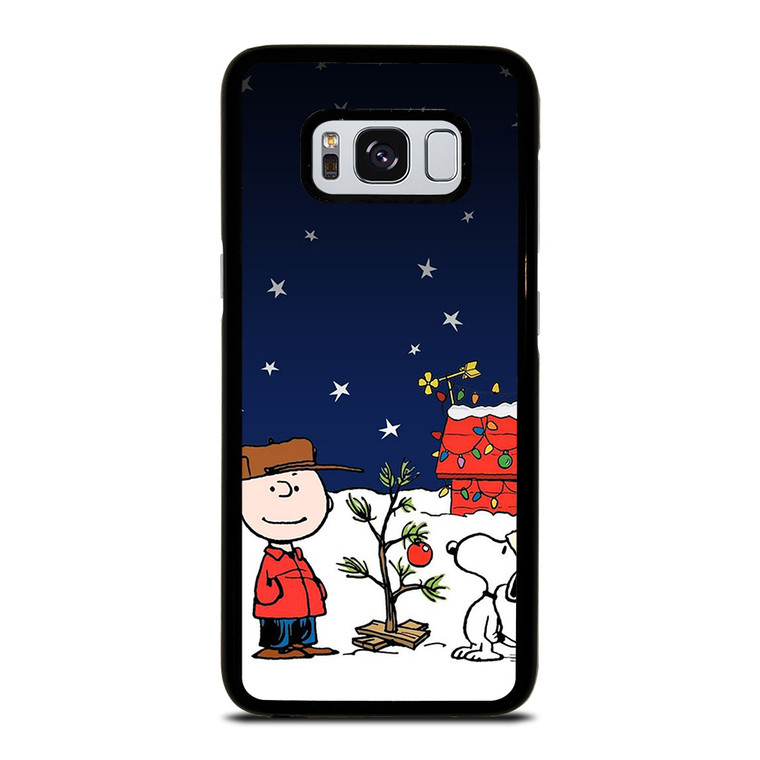 SNOOPY AND CHARLIE BROWN SNOW THE PEANUTS Samsung Galaxy S8 Case