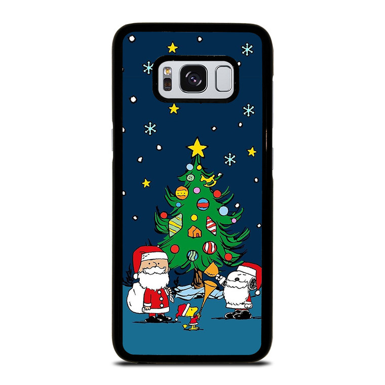 SNOOPY AND SANTA THE PEANUTS Samsung Galaxy S8 Case