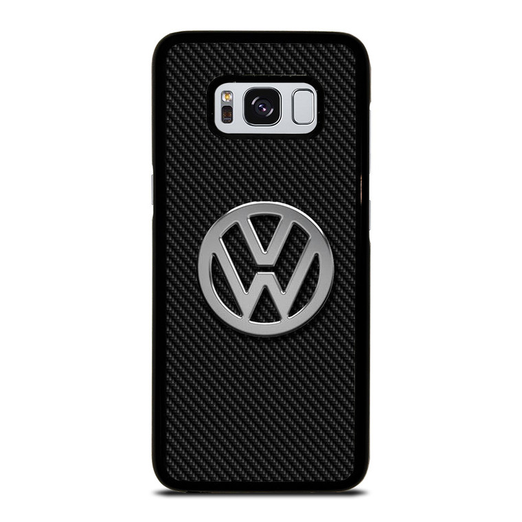 VW VOLKSWAGEN LOGO CARBON Samsung Galaxy S8 Case