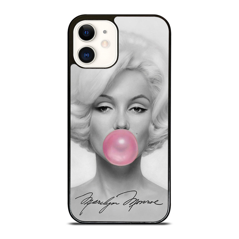 MARILYN MONROE PINK BUBBLEGUM ART iPhone 12 Case