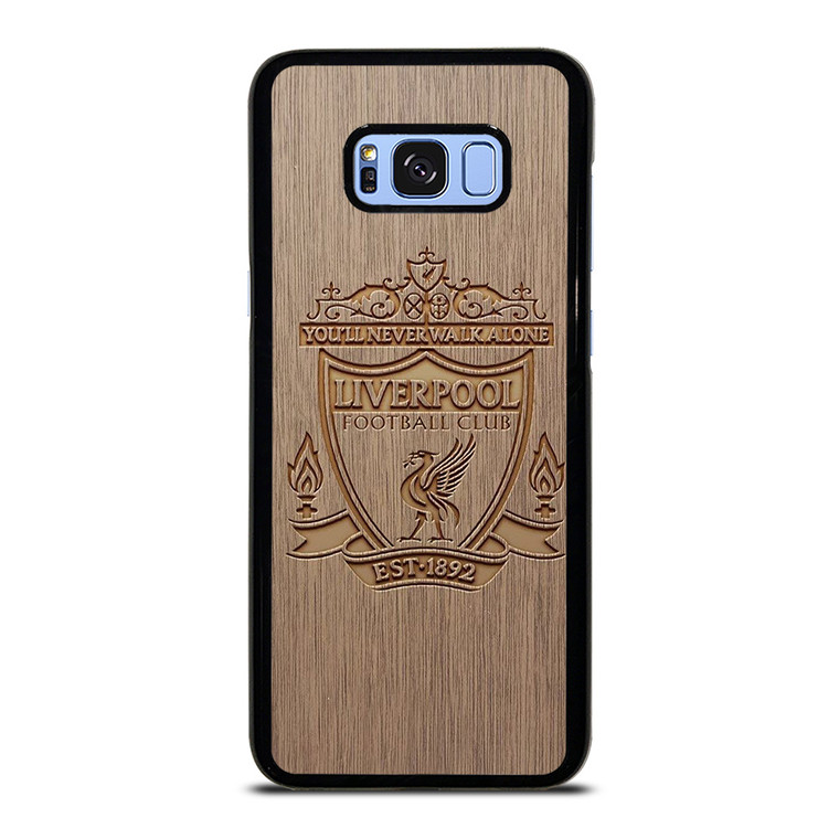 LIVERPOOL FC FOOTBALL CLUB WOODEN LOGO Samsung Galaxy S8 Plus Case