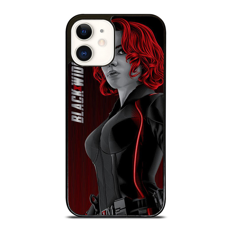 MARVEL BLACK WIDOW AVENGERS ART iPhone 12 Case