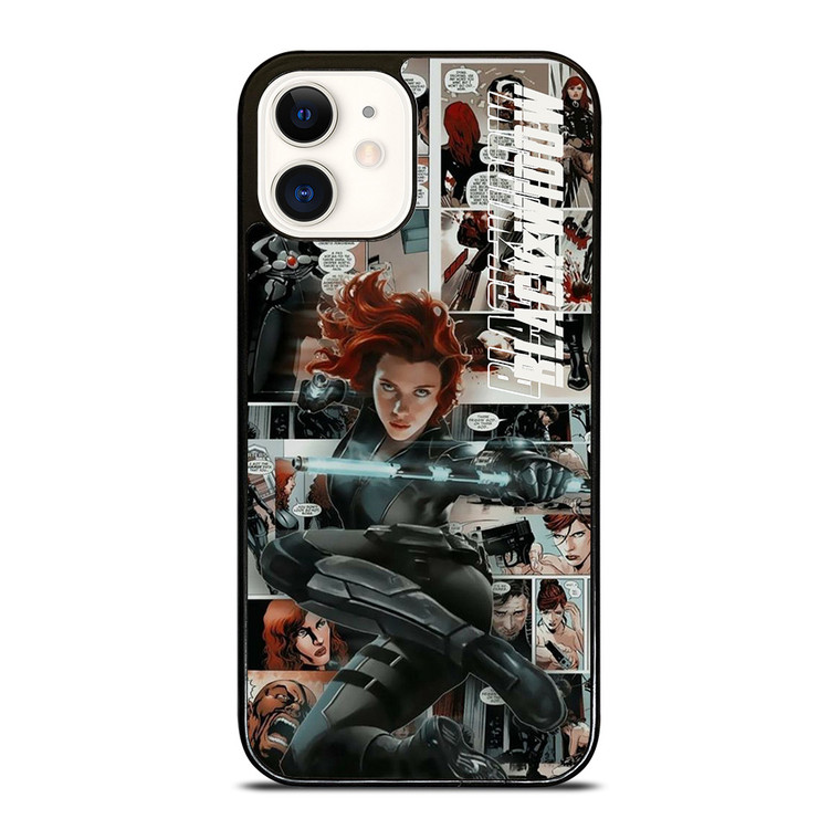 MARVEL BLACK WIDOW COMIC iPhone 12 Case MARVEL BLACK WIDOW COMIC iPhone 12 Case