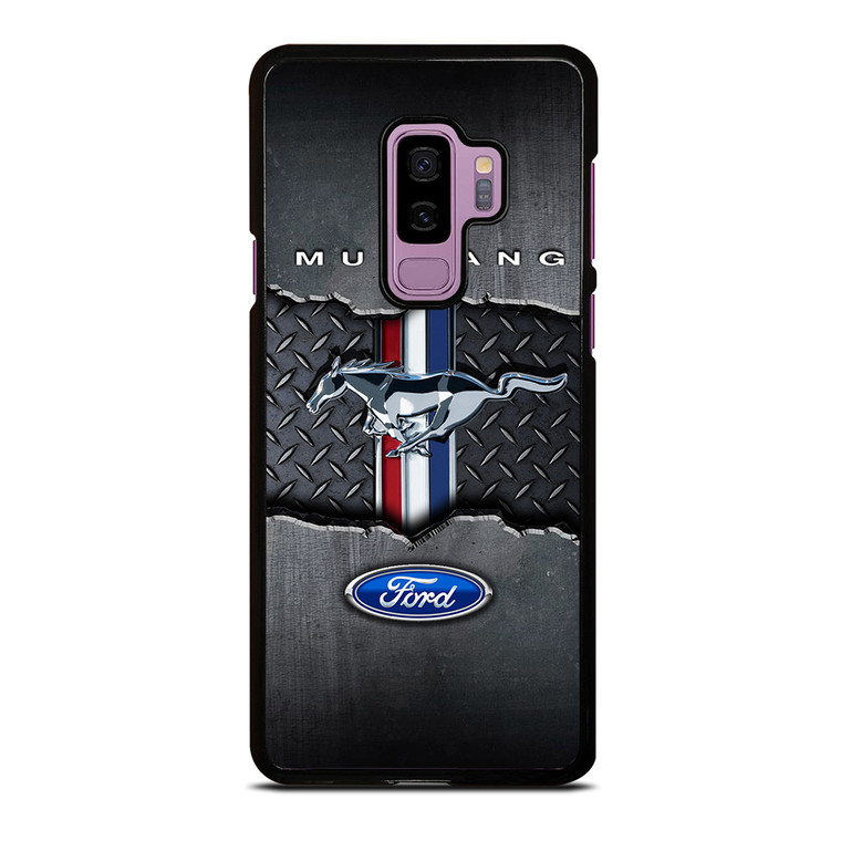 FORD MUSTANG METAL LOGO EMBLEM Samsung Galaxy S9 Plus Case