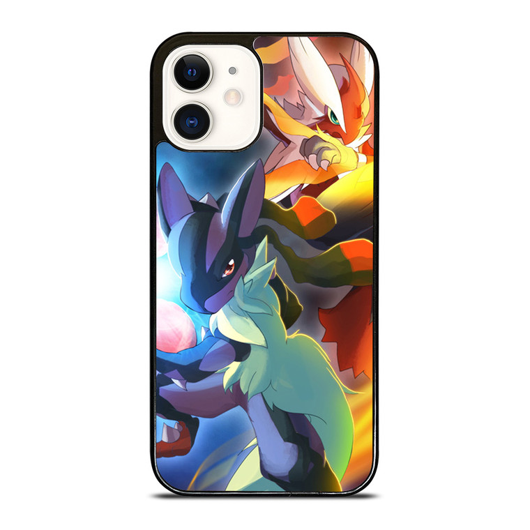 MEGA BLAZIKEN VS MEGA LUCARIO iPhone 12 Case