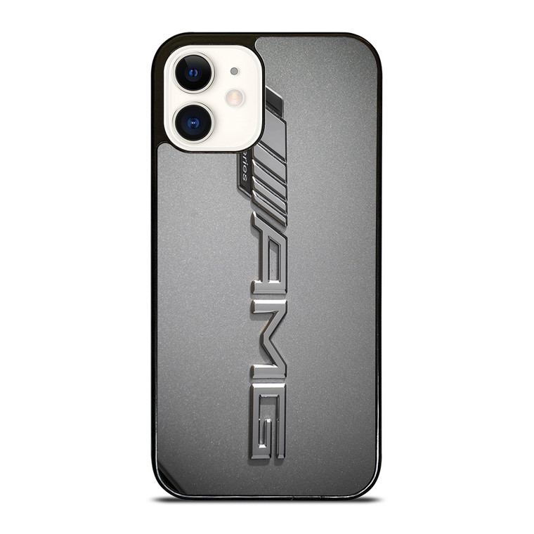 MERCEDES AMG LOGO CHROME EMBLEM iPhone 12 Case