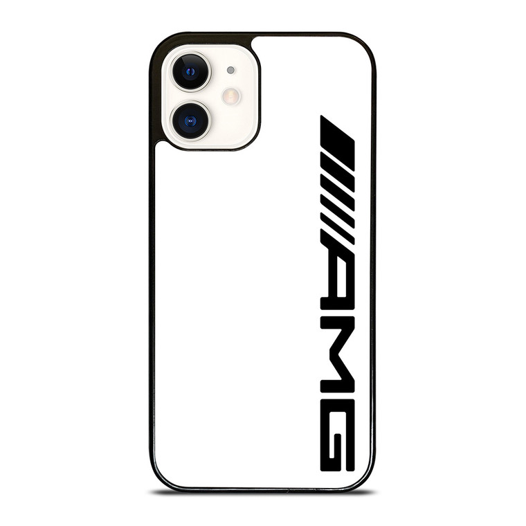 MERCEDES AMG LOGO WHITE iPhone 12 Case