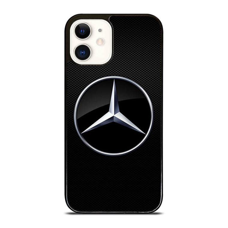 MERCEDES BENZ GLOSSY EMBLEM iPhone 12 Case