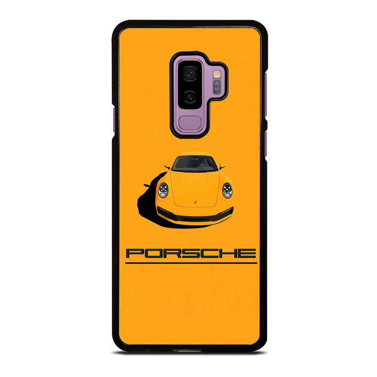 PORSCHE CAR YELLOW Samsung Galaxy S9 Plus Case