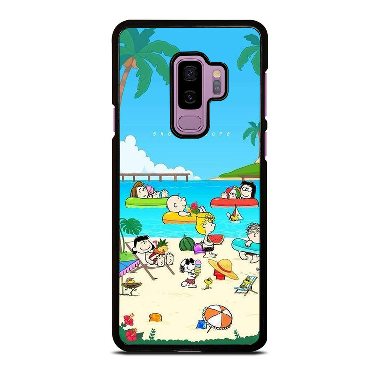 SNOOPY THE PEANUTS BEACH Samsung Galaxy S9 Plus Case