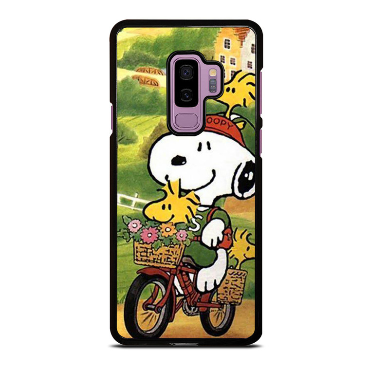 SNOOPY THE PEANUTS BICYCLE Samsung Galaxy S9 Plus Case