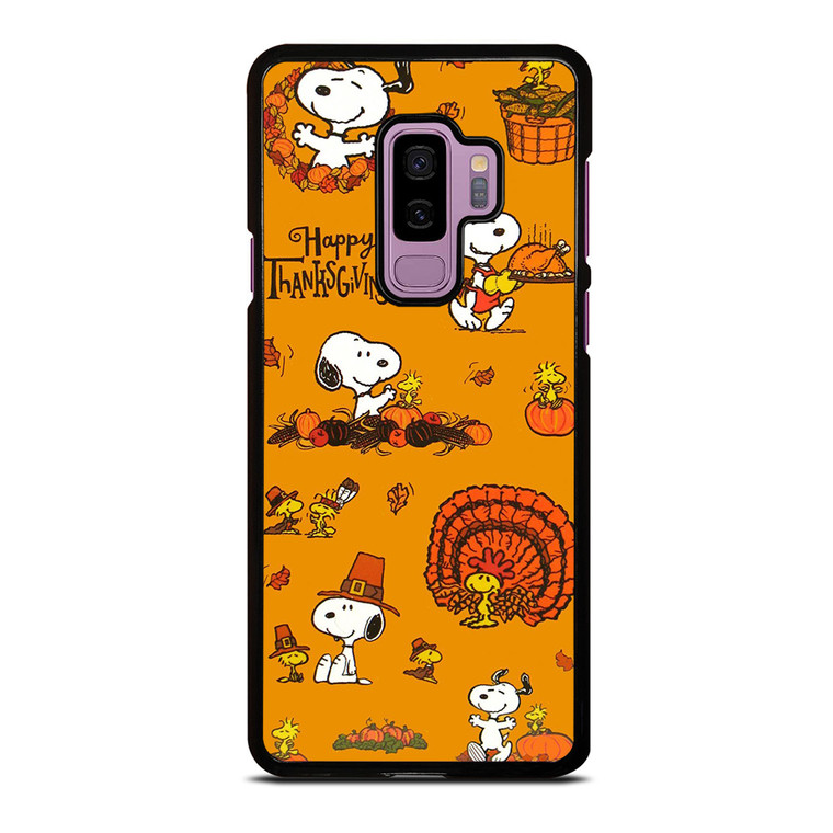 SNOOPY THE PEANUTS HAPPY THANKSGIVING Samsung Galaxy S9 Plus Case